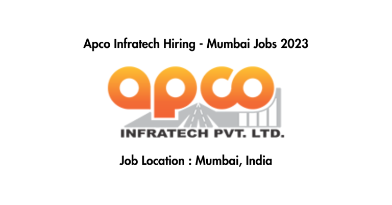 Apco-Infratech-Hiring-Mumbai-Jobs-2023